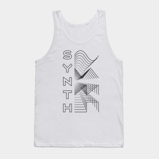 Synth Waveform Audio Analog Design Modular Gift Tank Top